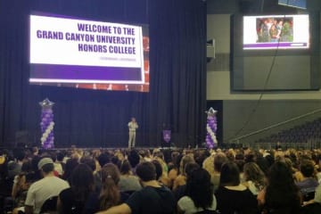 GCU honors students at orientation