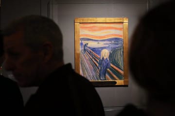 The Scream, by Edvard Munch, a painter who may have had bipolar disorder