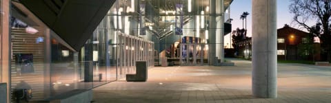 GCU Arena Building at night