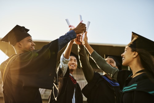 MBA Graduates, graduating