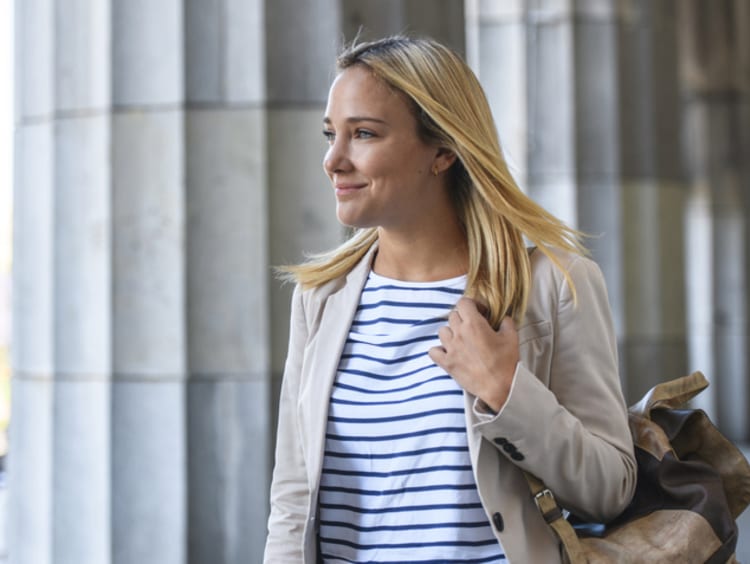 Young prospective law school student