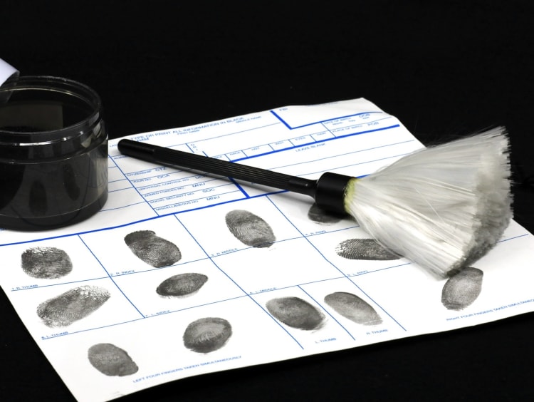 Fingerprint dusting kit