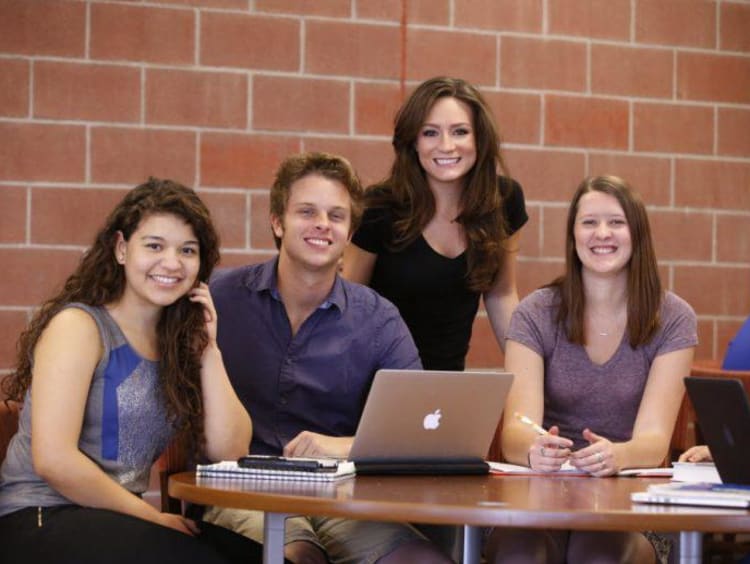 group of GCU students