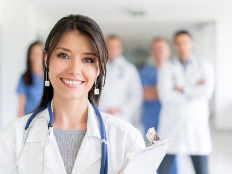 nursing students and professors