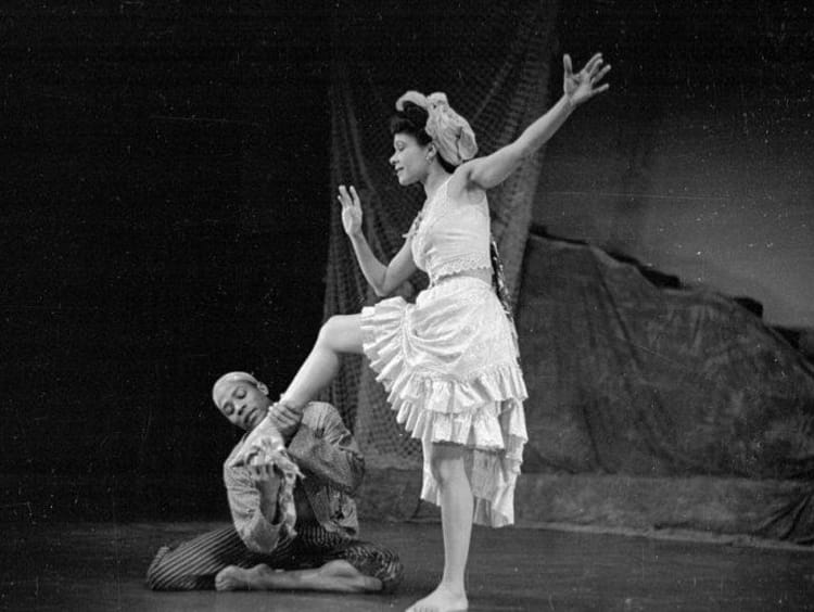 Katherine Dunham dancing