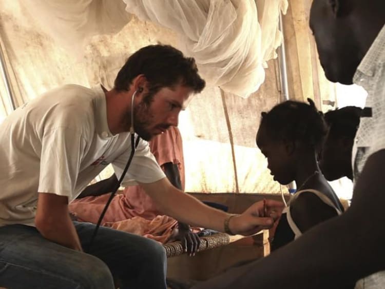 a doctor in the field