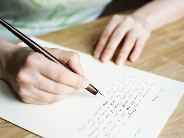 writing a letter
