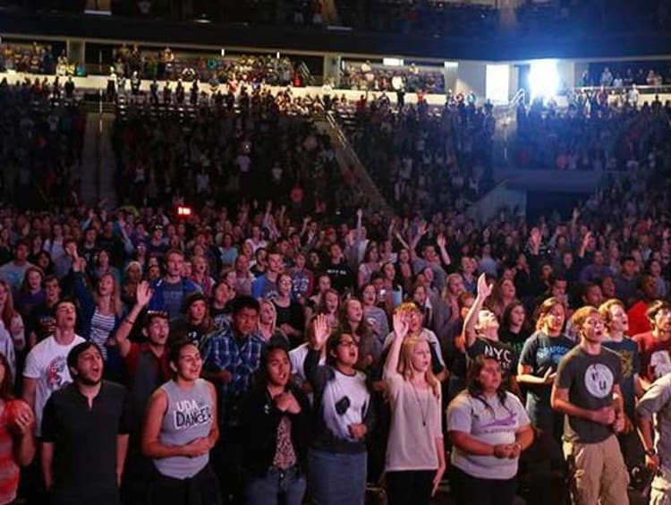 GCU chapel filled with students