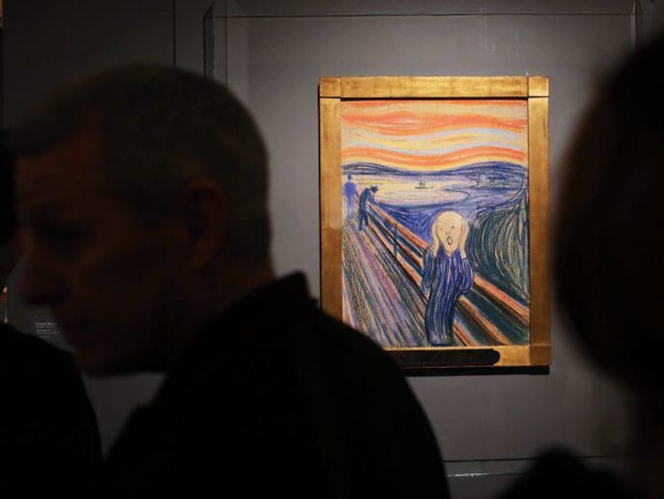 The Scream, by Edvard Munch, a painter who may have had bipolar disorder