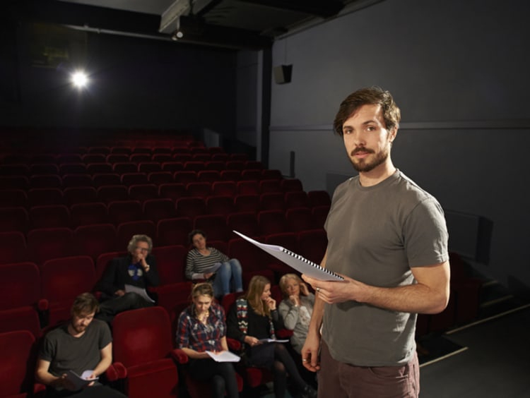 actor on stage