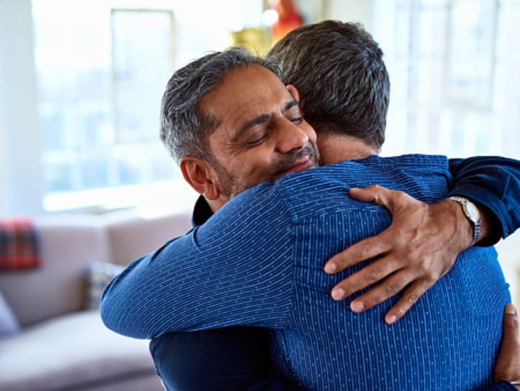 friends undergoing the practice of forgiveness