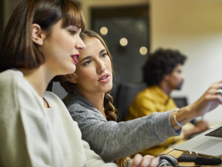 Female communications degree graduate exploring public policy jobs