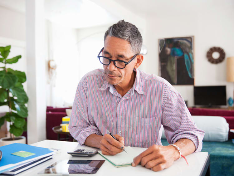 Accountant working from home