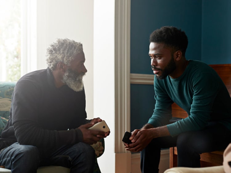 Father speaks truth in love to son about hard life issues