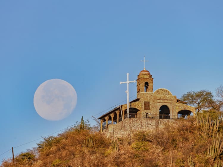 Church on top of a mountain