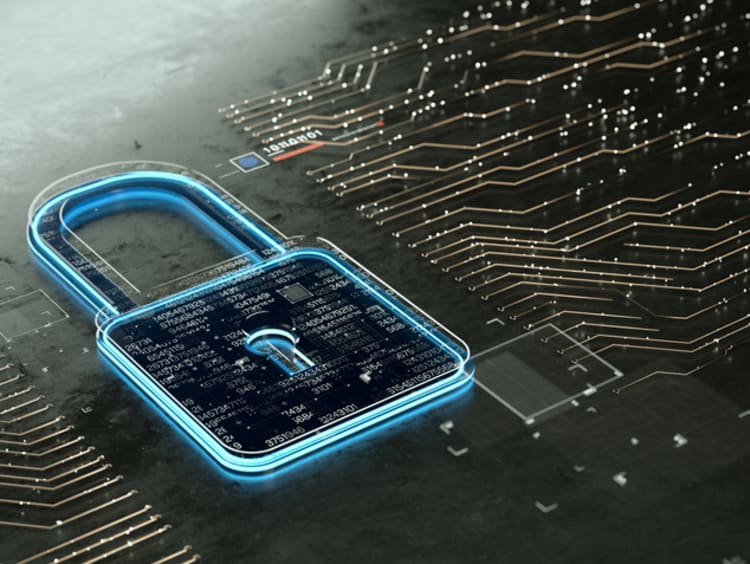 Digital encrypted lock with data multilayers for cybersecurity