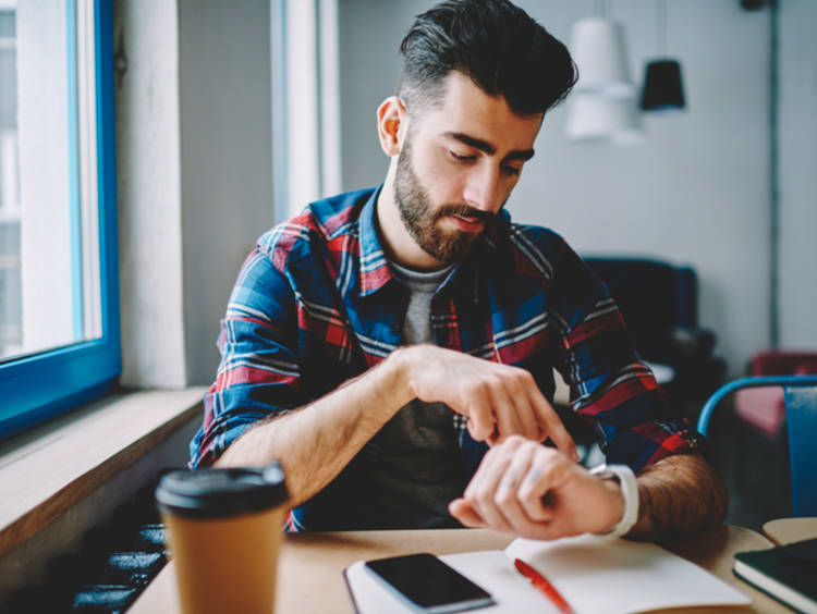 student studying