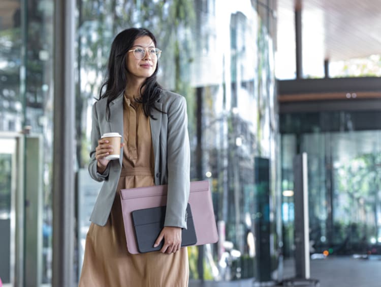 Woman earning DBA degree