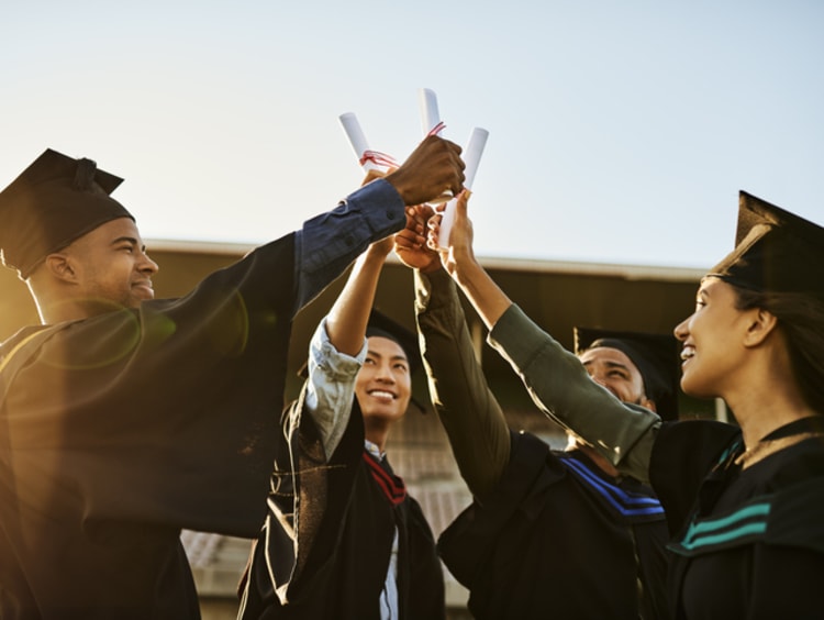 MBA Graduates, graduating