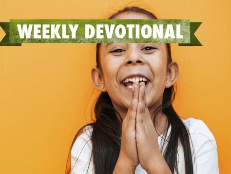 Weekly Devotional: Little girl smiling