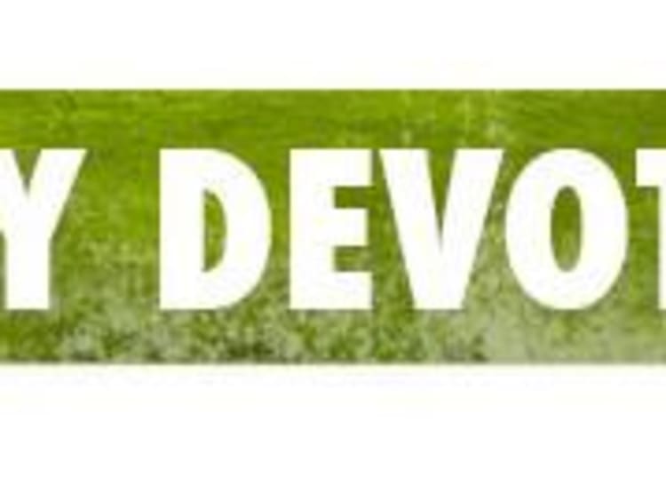 Green weekly devotional banner