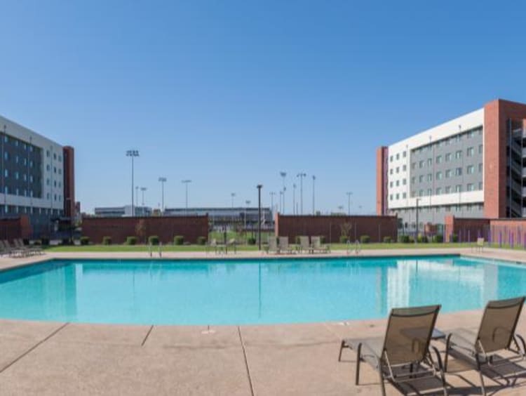 GCU pool and dorms