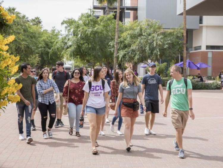 Grand Canyon University students