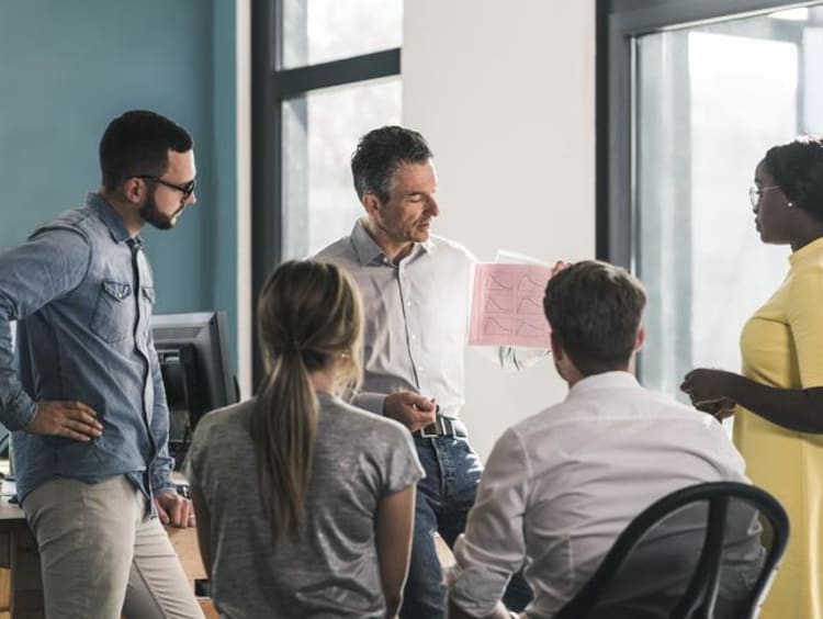 Business people having a meeting in office