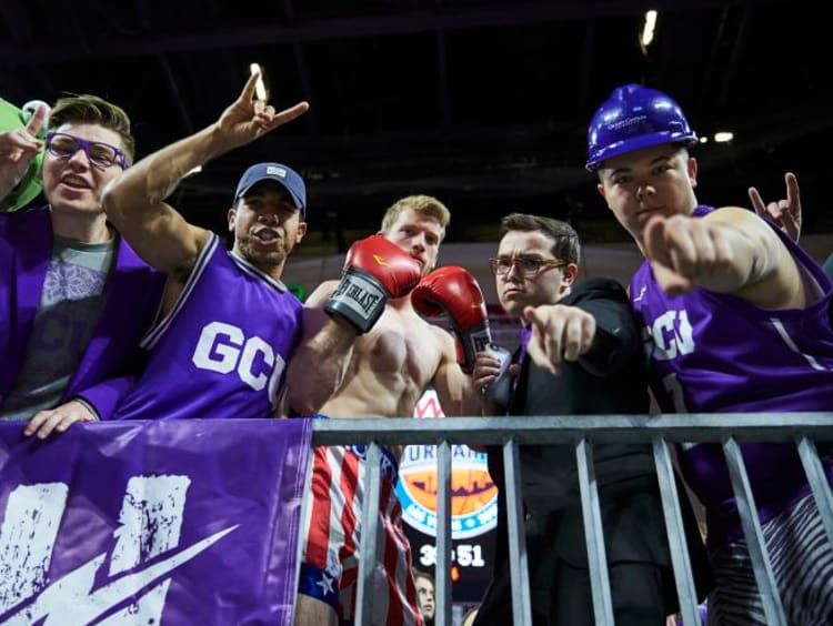 GCU havoc student section cheering