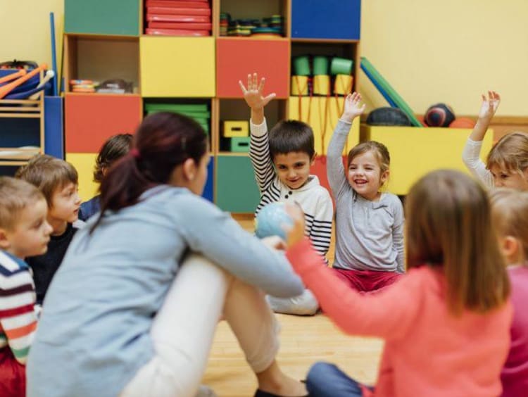 kids sitting in a circle