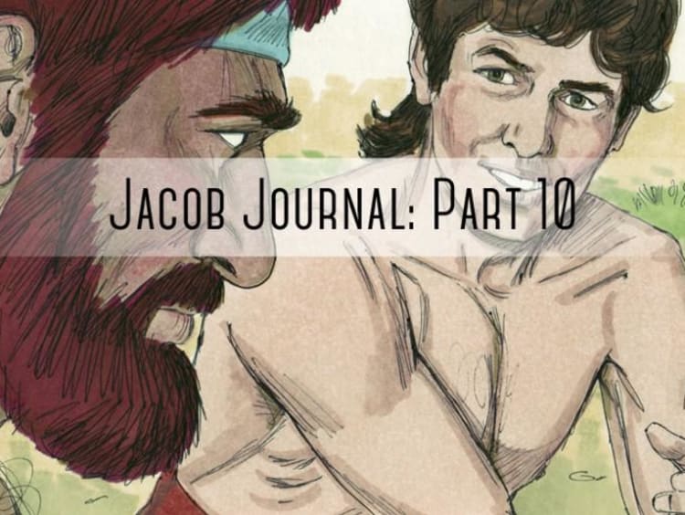 people talking with "jacob journal part 10" written over it