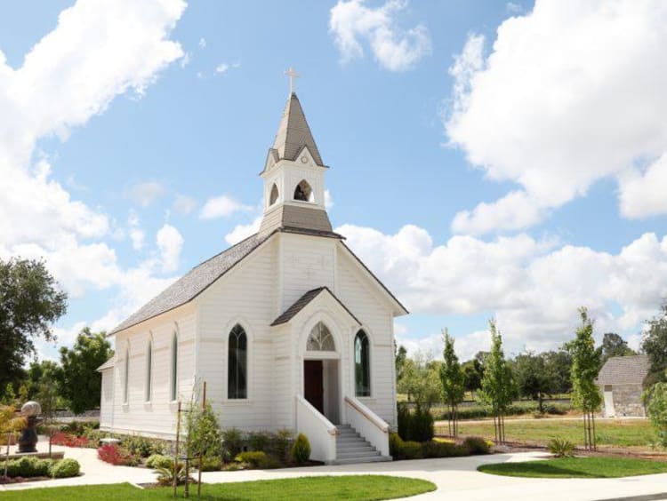 white church