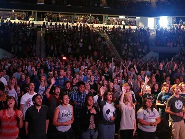 GCU chapel filled with students