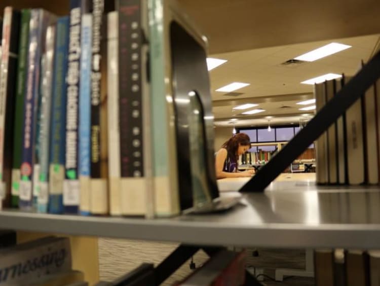 books on a shelf