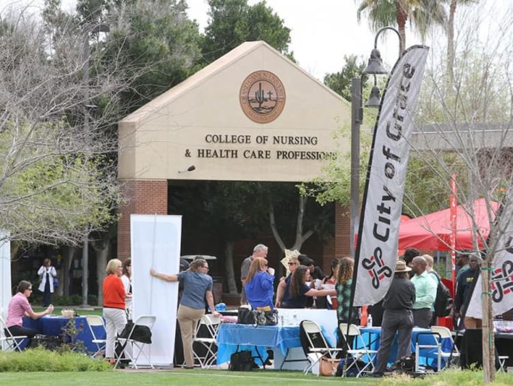 GCU building of the college of nursing and health care professions