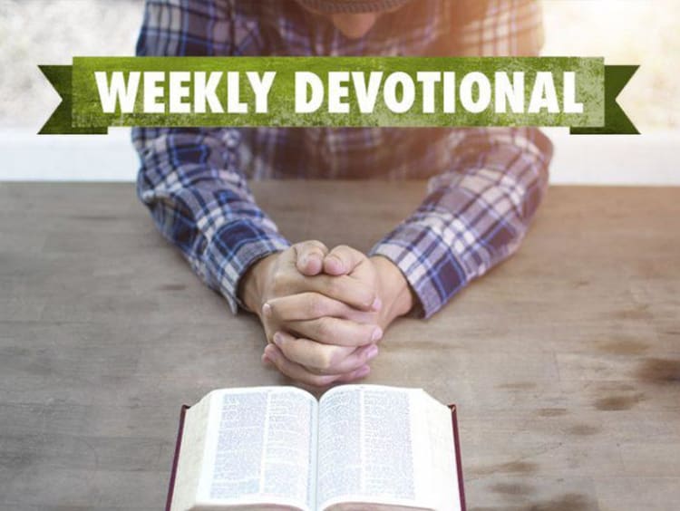 Man praying with Bible