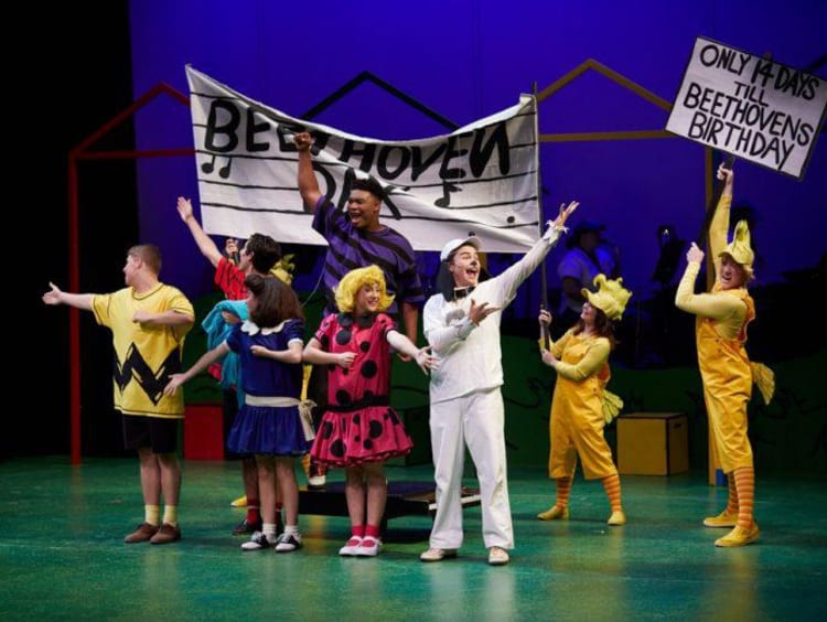 The cast of 'You’re a Good Man, Charlie Brown"