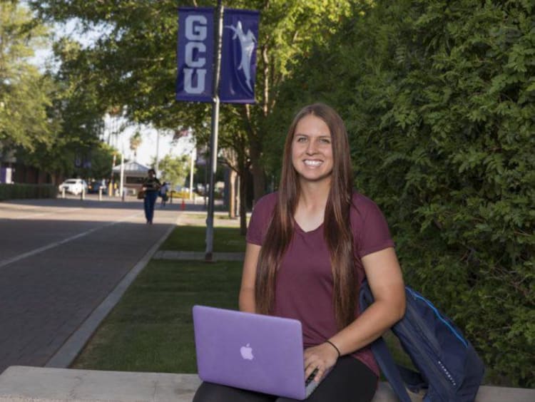 Bianca Boling on campus