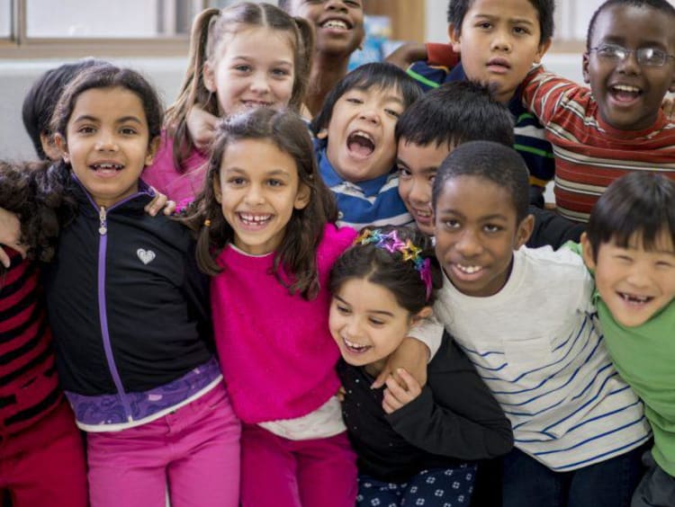 Young Children Gather for a Picture