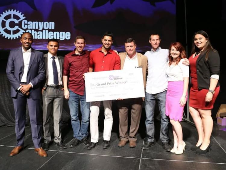 students who won the Canyon Challenge