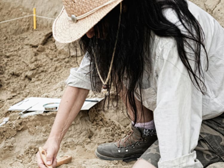 Environmental science degree student learning land and resource management