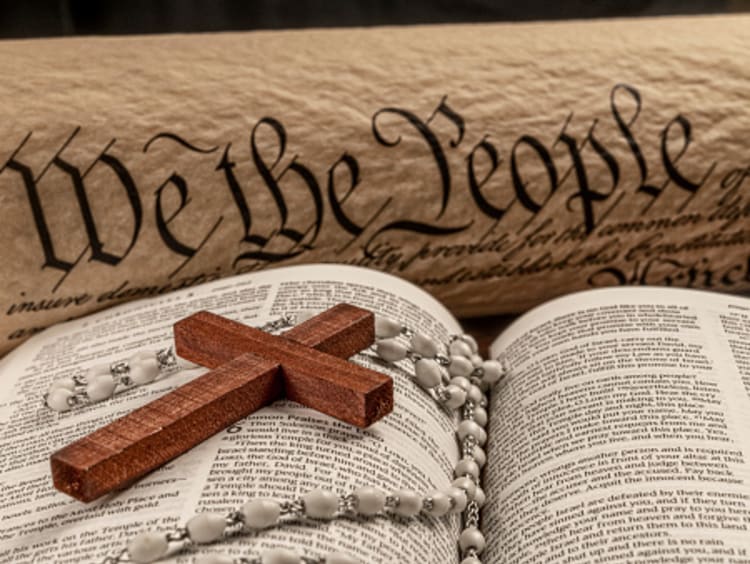 constitution and the cross for human rights and christianity