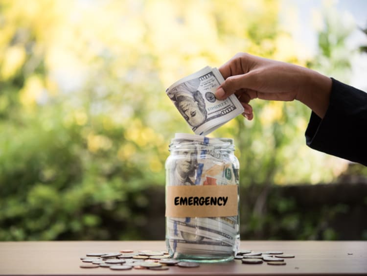 emergency money jar