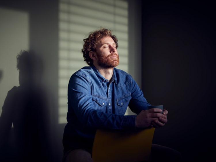 Man praying for Peace