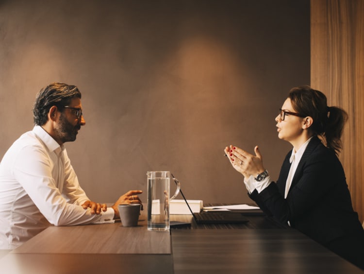 Victim advocate briefing client