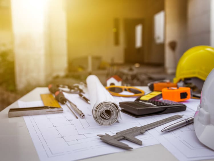 engineering equipment on table