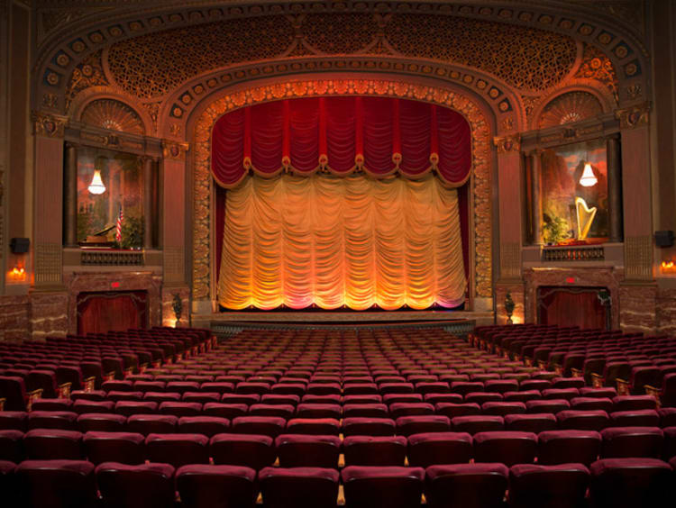 theatre house with balconies