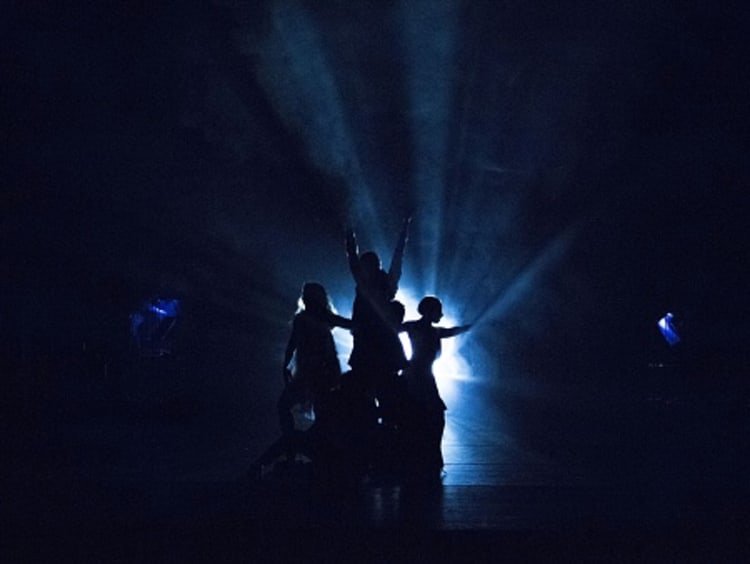 Dancers performing on stage