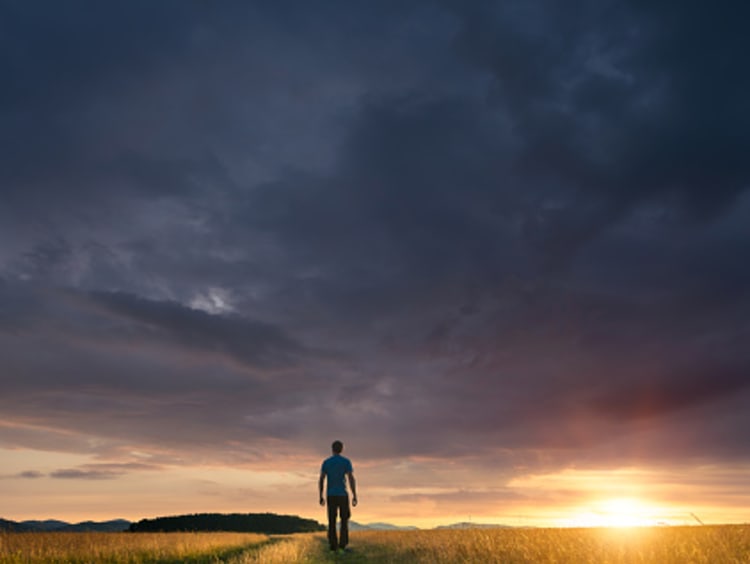 Man discovers his full potential by leaving his comfort zone.