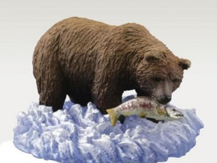 ceramic brown bear